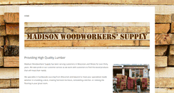 Desktop Screenshot of madisonwoodworkerssupply.com