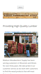 Mobile Screenshot of madisonwoodworkerssupply.com